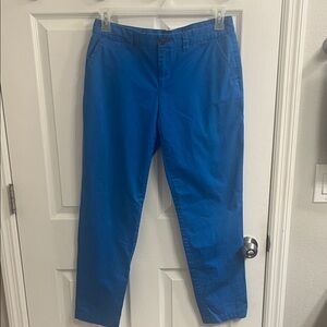 GAP Womens Vibrant Blue Chinos
